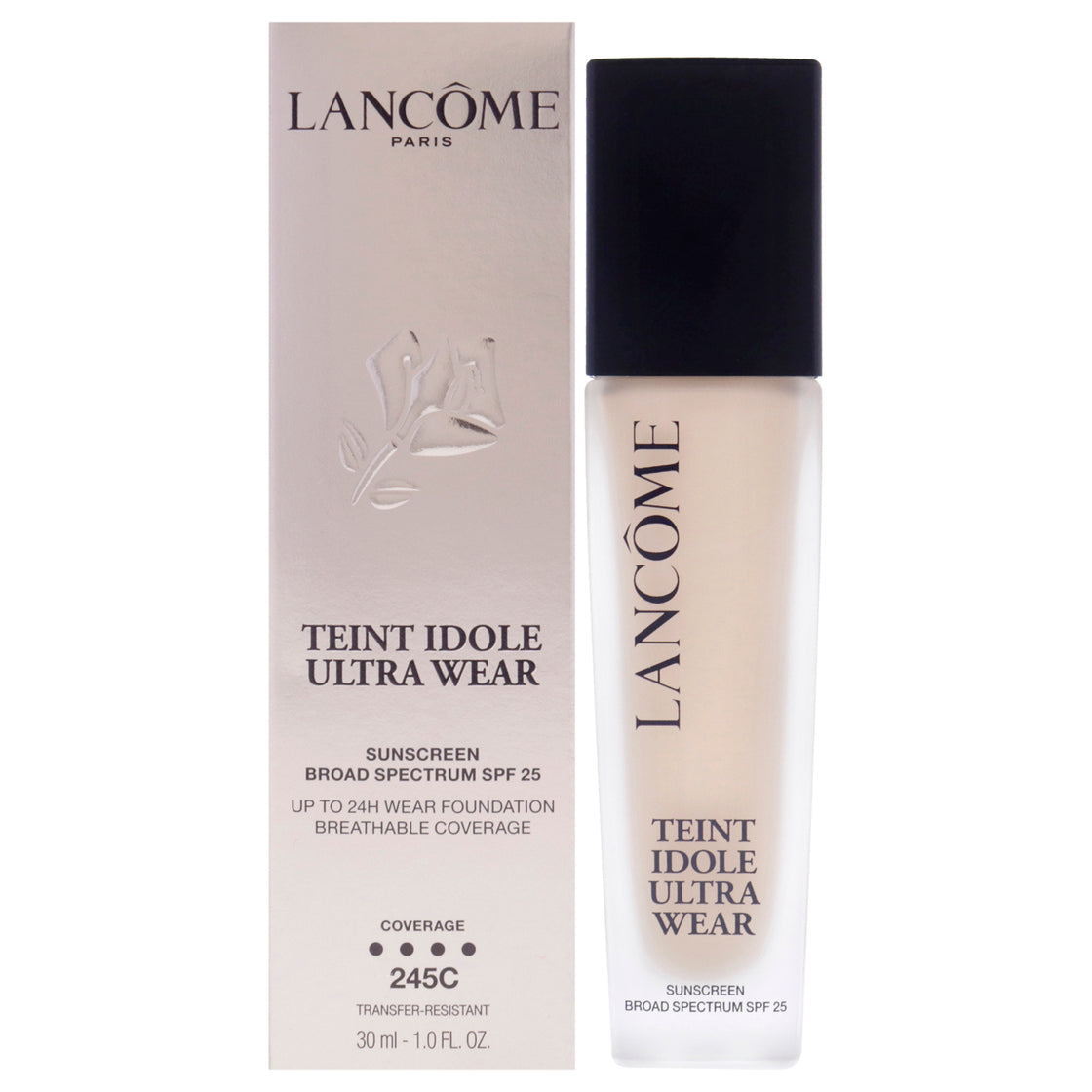 Teint Idole Ultra Wear Foundation SPF 25 - 245C by Lancome for Women - 1 oz Foundation