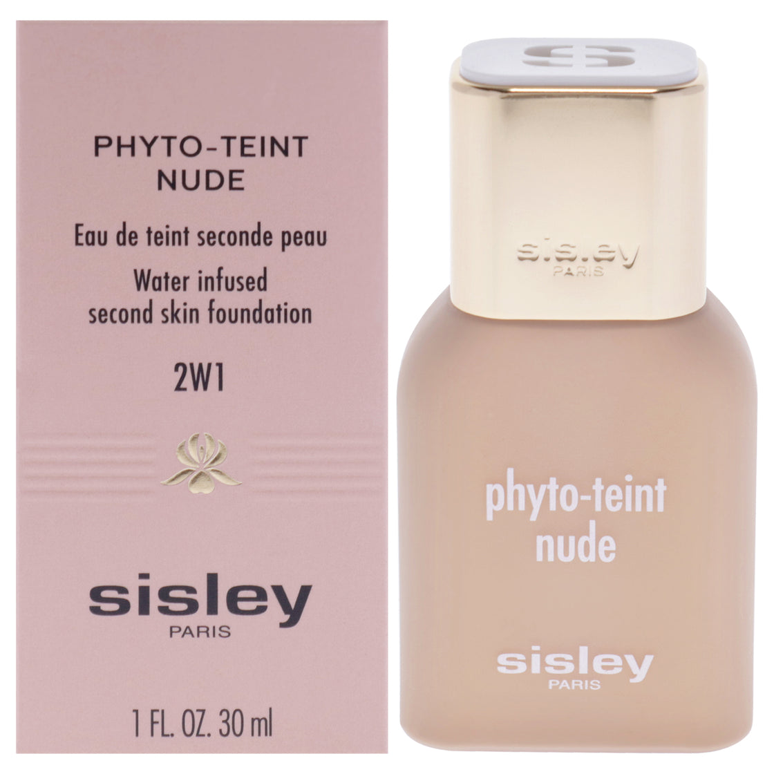 Phyto Teint Nude - 2W1 Light Beige by Sisley for Women - 1 oz Foundation