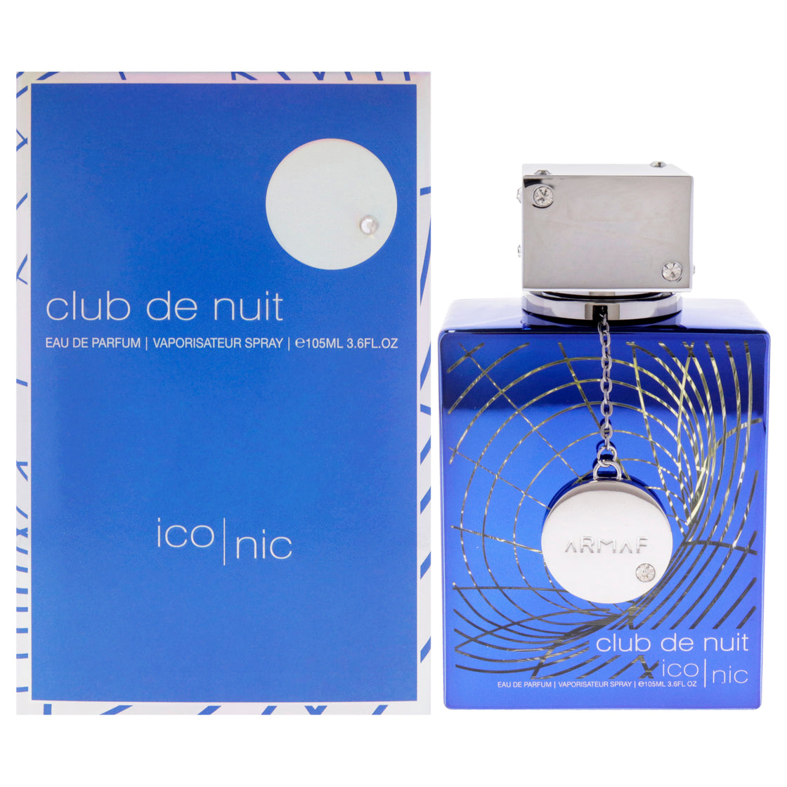 Club De Nuit Iconic Blue by Armaf for Men - 3.6 oz EDP Spray