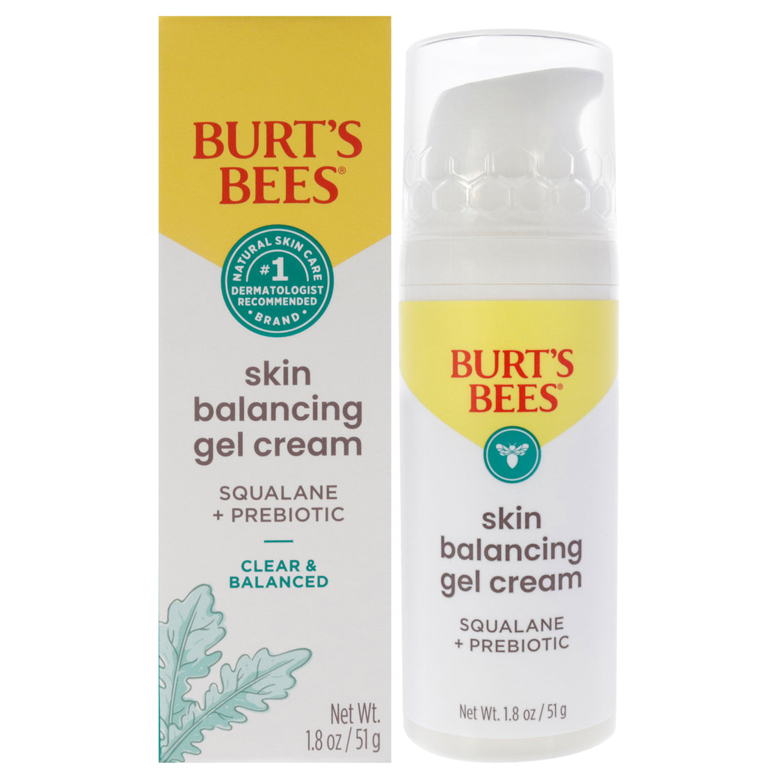 Skin Balancing Gel Cream Clear and Balanced by Burts Bees for Unisex - 1.8 oz Cream