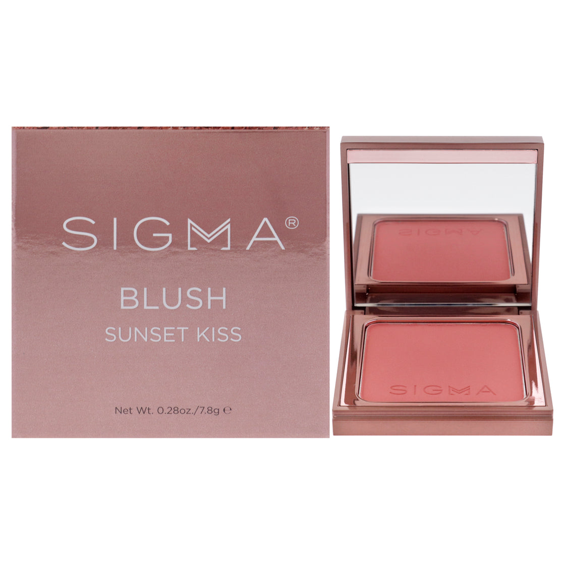 Powder Blush - Sunset Kiss by SIGMA for Women - 0.28 oz Blush