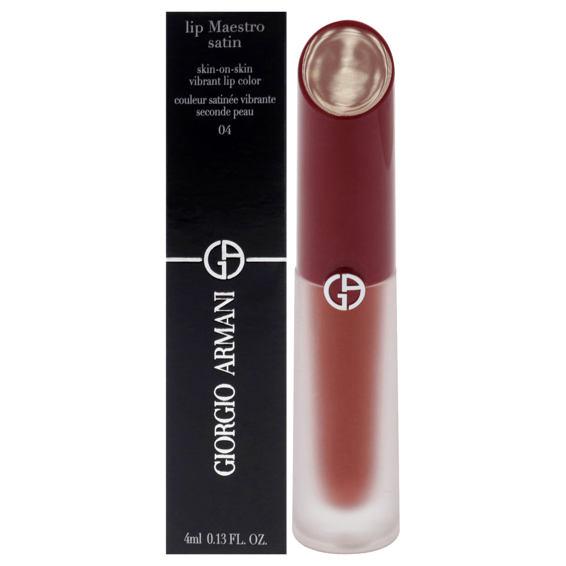 Lip Maestro Satin Lipstick - 04 Live Concert by Giorgio Armani for Women - 0.13 oz Lipstick