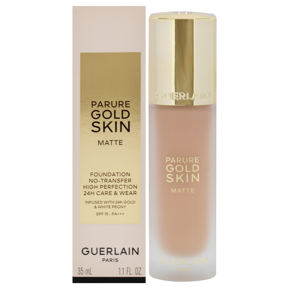 Parure Gold Skin Matte 24H Wear No-Transfer Foundation SPF 15 - 2N Neutral by Guerlain for Women - 1.1 oz Foundation