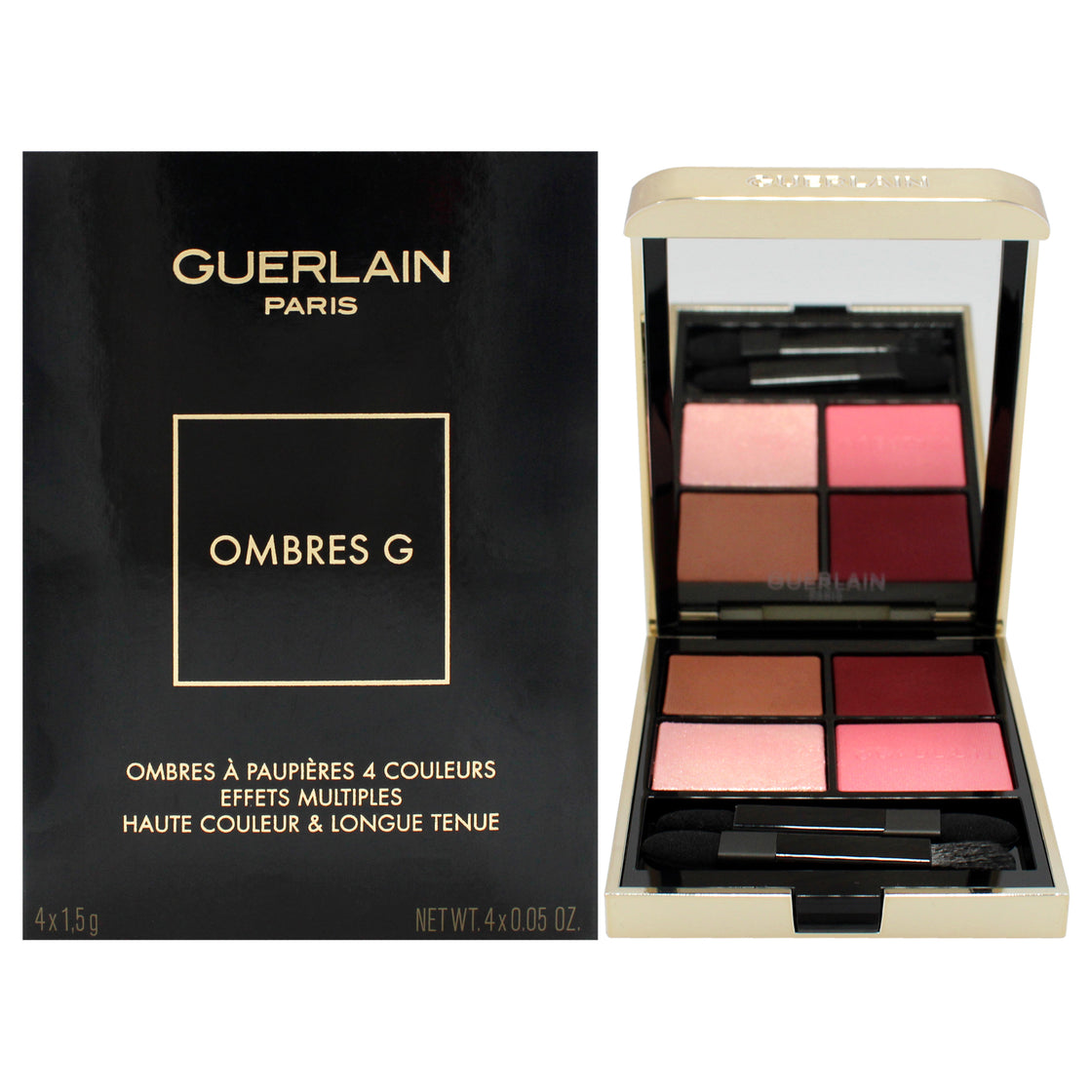 Ombres G Eyeshadow Quad - 530 Majestic Rose by Guerlain for Women - 0.20 oz Eye Shadow