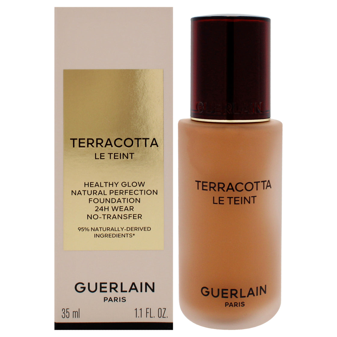 Terracotta Le Teint 24H Wear No-Transfer Foundation - 5N Neutral by Guerlain for Women - 1.1 oz Foundation