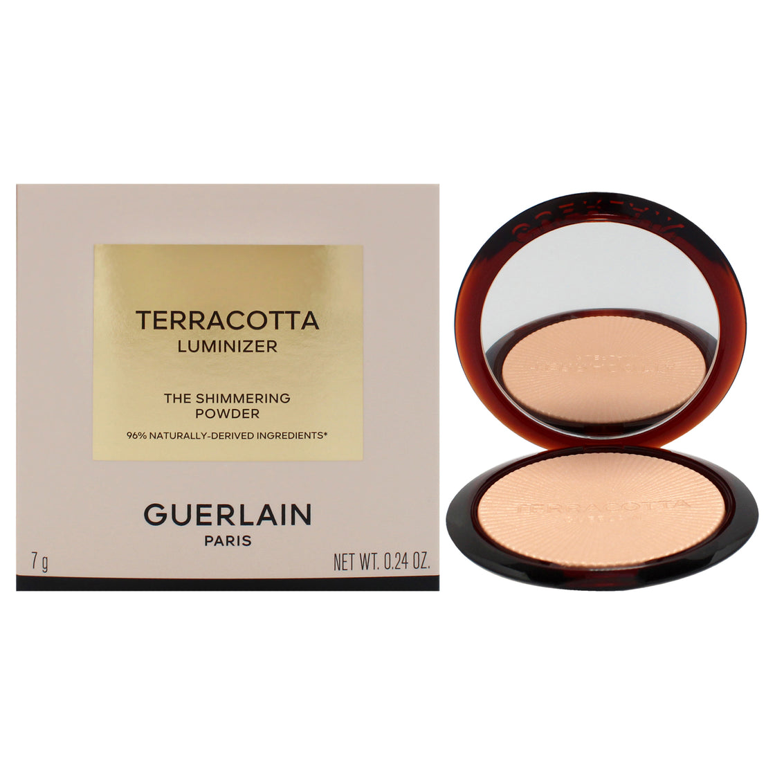 Terracotta Luminizer The Shimmering Powder - 00 Cool Ivory by Guerlain for Women - 0.24 oz Powder