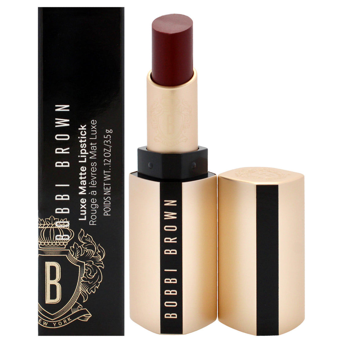 Luxe Matte Lipstick - 827 After Hours by Bobbi Brown for Women - 0.12 oz Lipstick