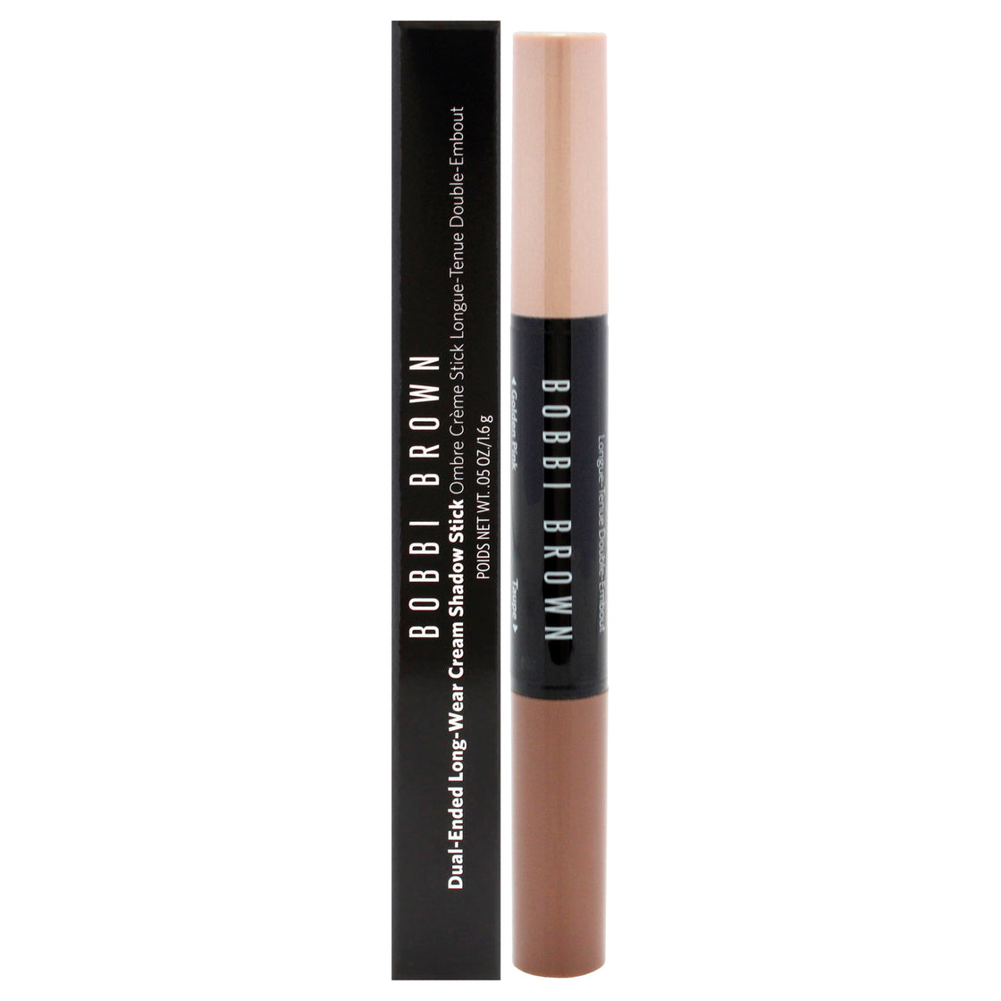 Dual-Ended Long-Wear Cream Shadow Stick - Golden Pink-Taupe by Bobbi Brown for Women - 0.05 oz Eye Shadow