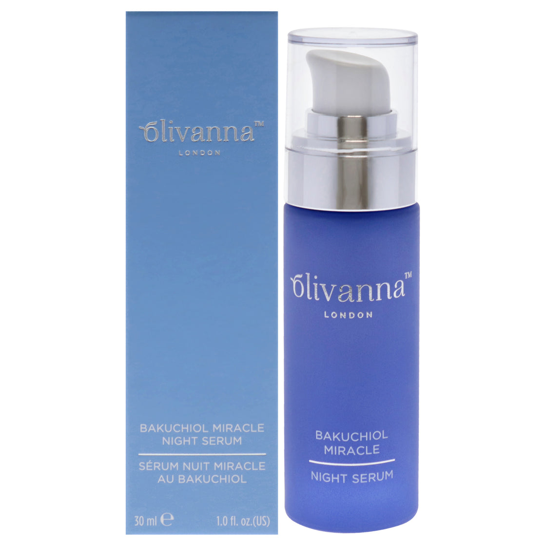 Bakuchiol Miracle Night Serum by Olivanna for Women - 1 oz Serum