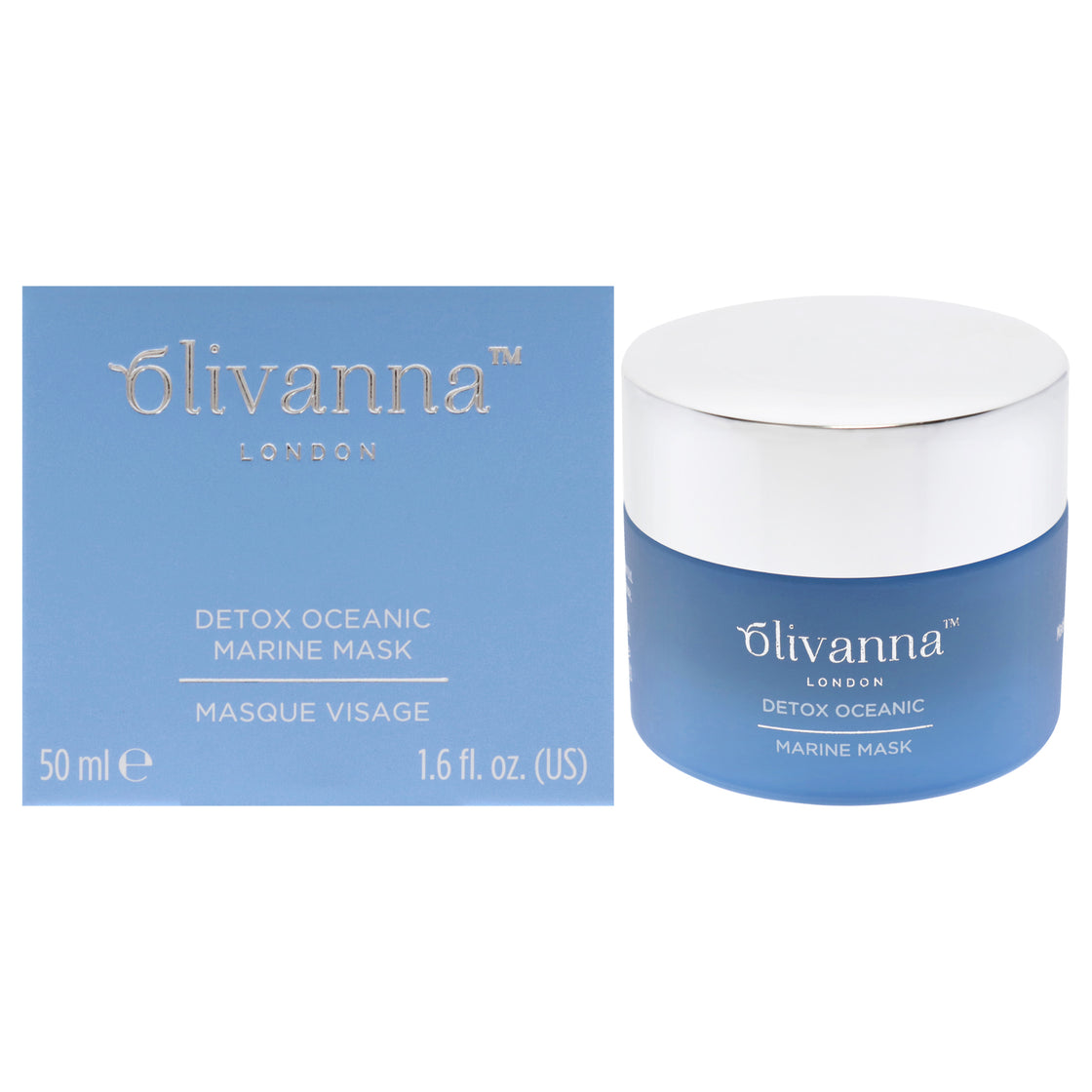 Detox Oceanic Marine Mask by Olivanna for Women - 1.6 oz Mask