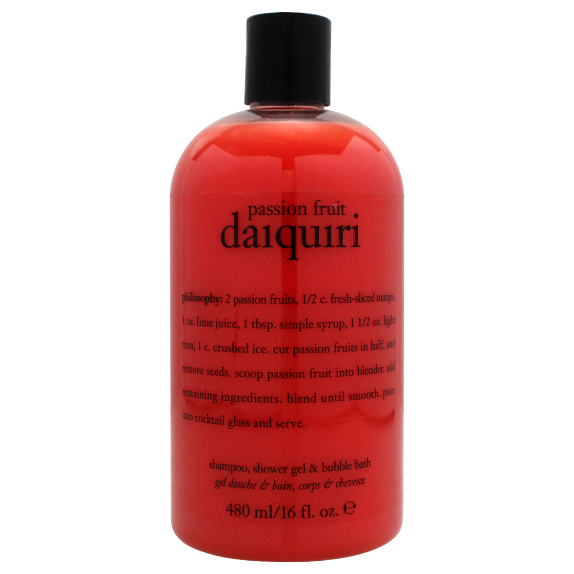 Passion Fruit Daiquiri by Philosophy for Unisex - 16 oz Shampoo, Shower Gel and Bubble Bath