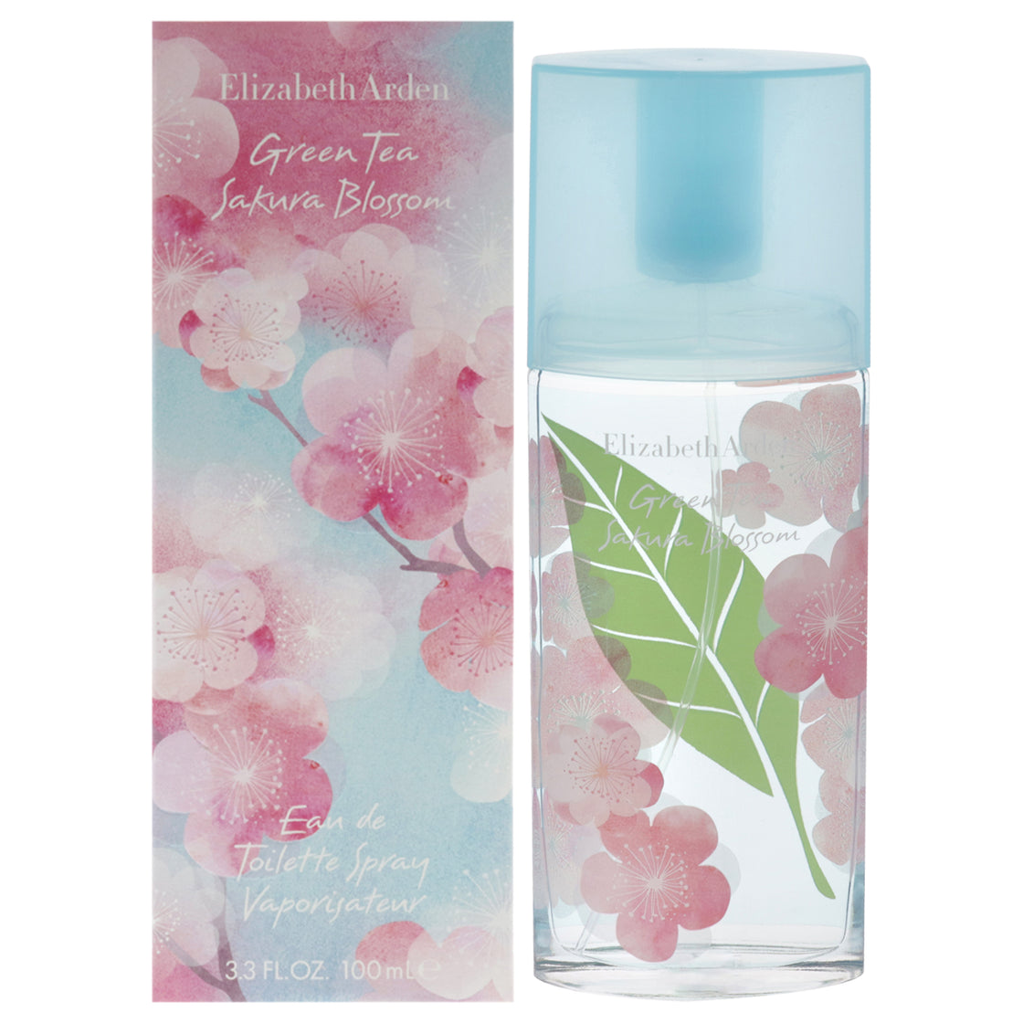 Green Tea Sakura Blossom by Elizabeth Arden for Women - 3.3 oz EDT Spray