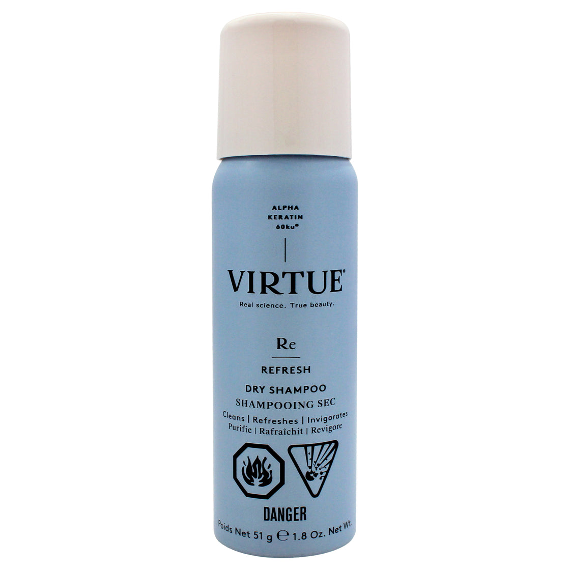 Refresh Dry Shampoo by Virtue for Unisex - 1.8 oz Dry Shampoo