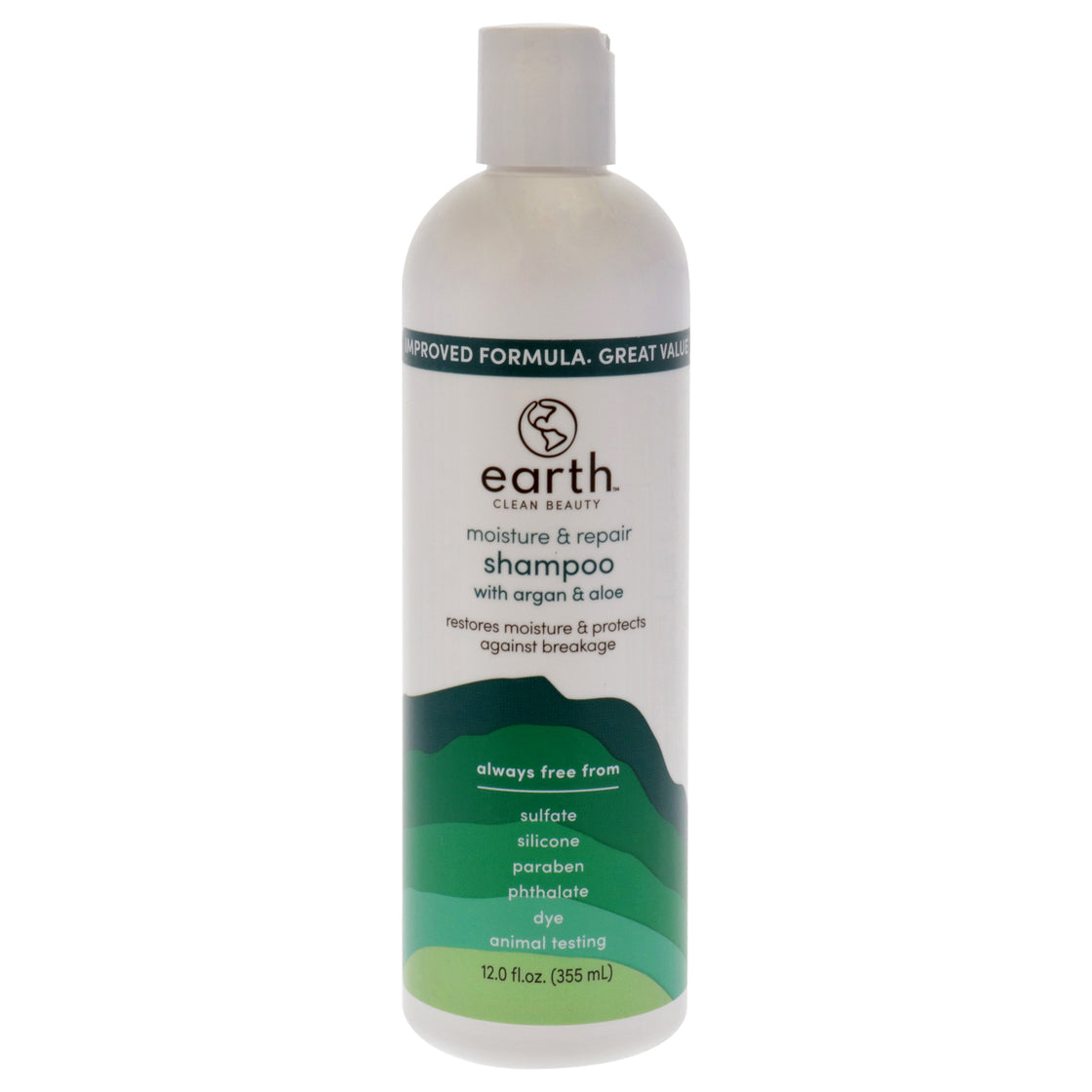 Moisture and Repair Shampoo by Earth for Unisex - 12 oz Shampoo