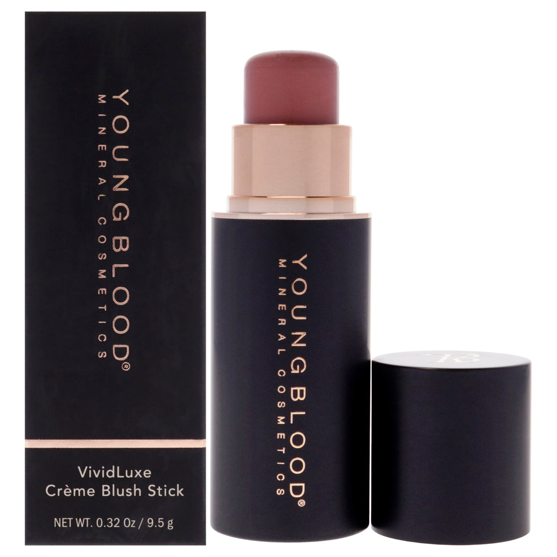 VividLuxe Creme Blush Stick - Mulberry by Youngblood for Women - 0.32 oz Blush