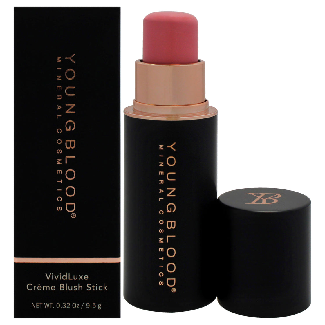 VividLuxe Creme Blush Stick - Parfait by Youngblood for Women - 0.32 oz Blush