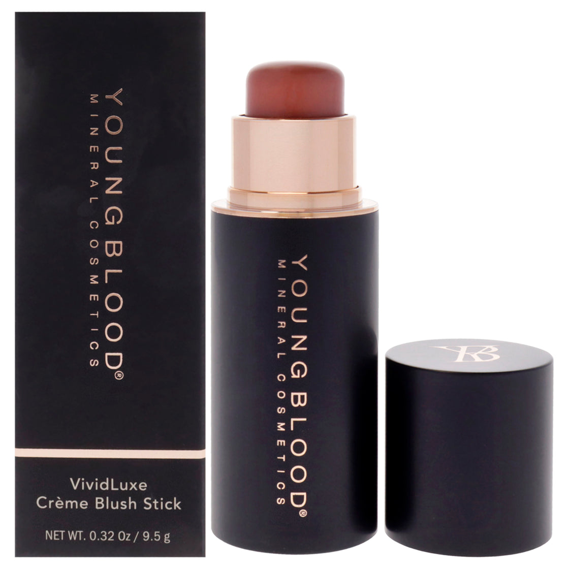 VividLuxe Creme Blush Stick - Tiramisu by Youngblood for Women - 0.32 oz Blush