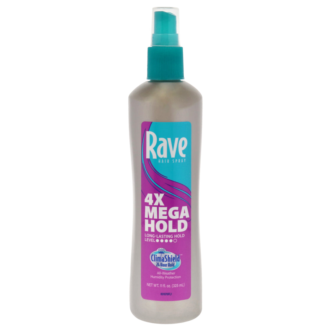 4X Mega Hold Hairspray by Rave for Unisex - 11 oz Hair Spray