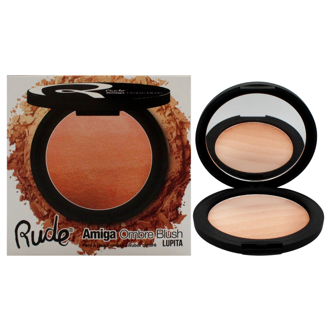 Amiga Ombre Blush - Lupita by Rude Cosmetics for Women - 0.282 oz Blush