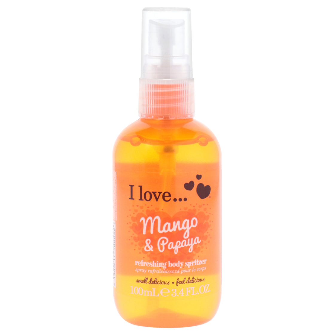 Refreshing Body Spritzer - Mango and Papaya by I Love Cosmetics for Women - 3.4 oz Body Spray