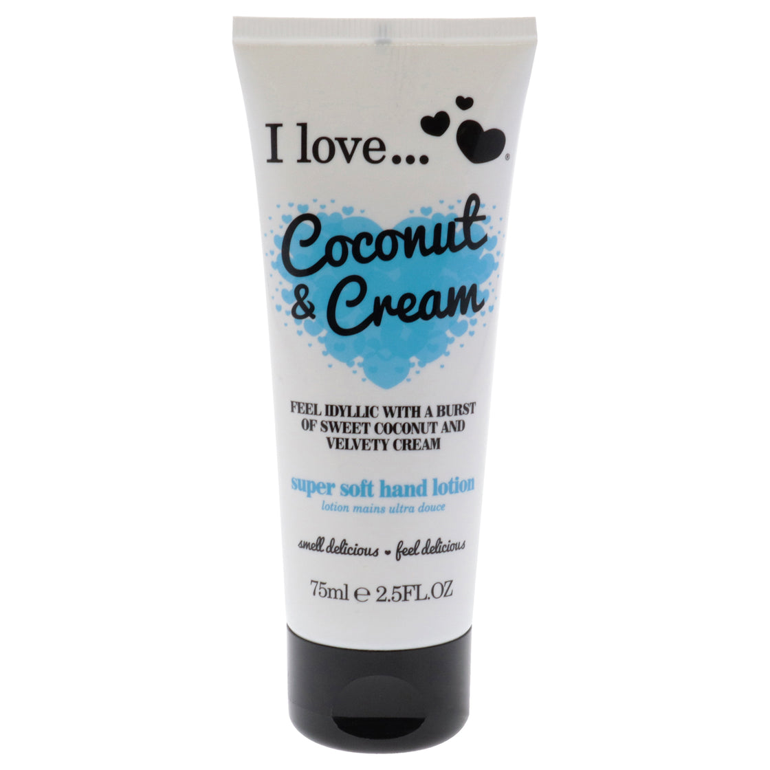 Super Soft Hand Lotion - Coconut and Cream by I Love Cosmetics for Women - 2.5 oz Lotion