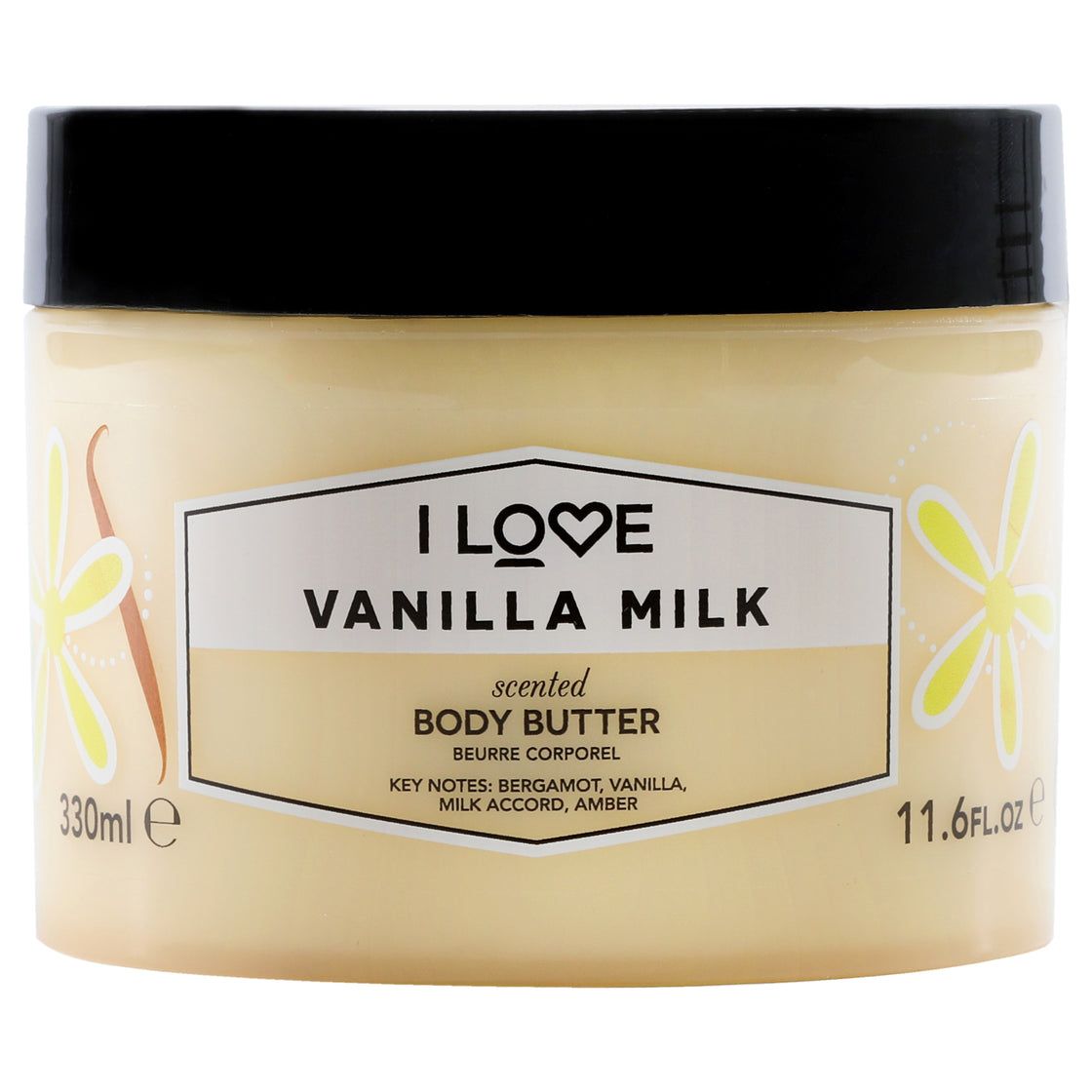 Scented Body Butter - Vanilla Milk by I Love Cosmetics for Women - 11.6 oz Body Butter