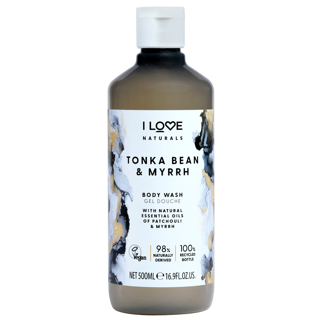 Naturals Body Wash - Tonka Bean and Myrrh by I Love Cosmetics for Women - 16.9 oz Body Wash