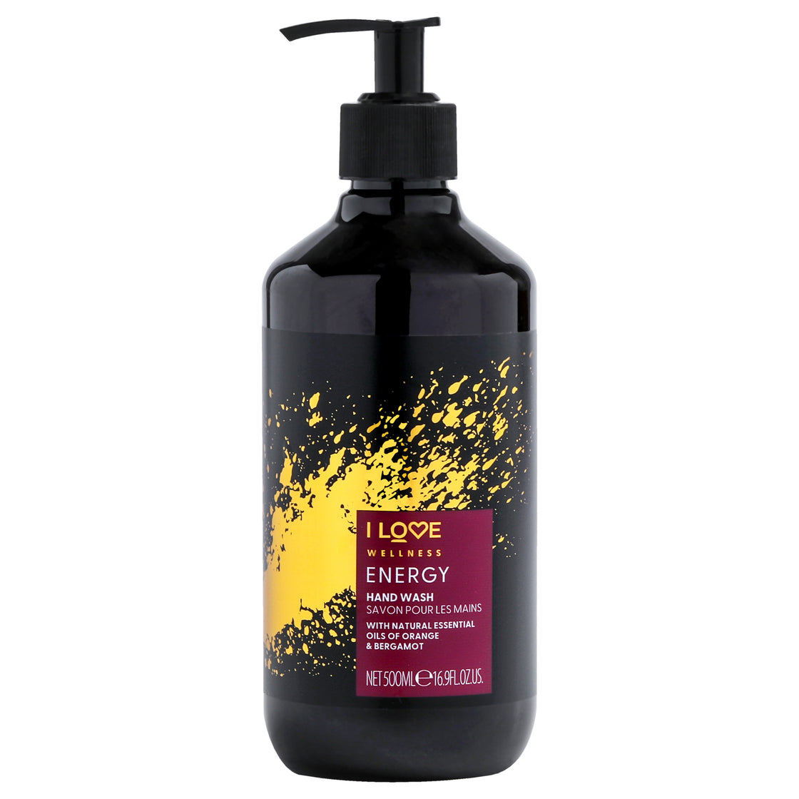 Wellness Hand Wash - Energy by I Love Cosmetics for Women - 16.9 oz Hand Wash