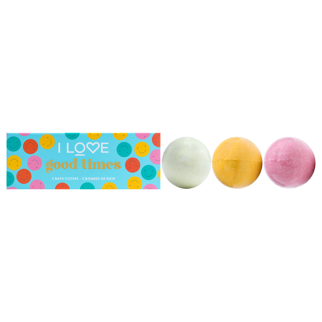 Good Times Bath Fizzer Pack by I Love Cosmetics for Women - 3 x 5.30 oz Bath Bombs