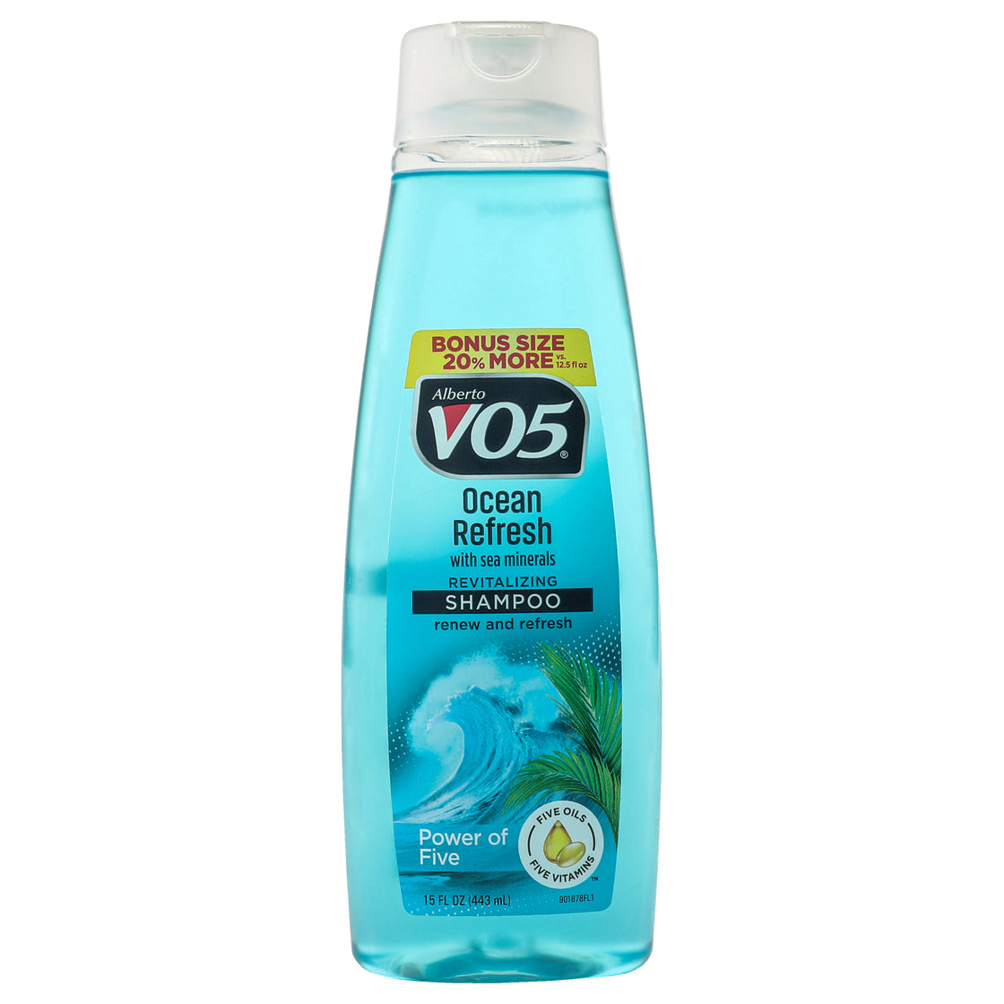 Revitalizing Ocean Refresh Shampoo by Alberto VO5 for Unisex - 15 oz Shampoo