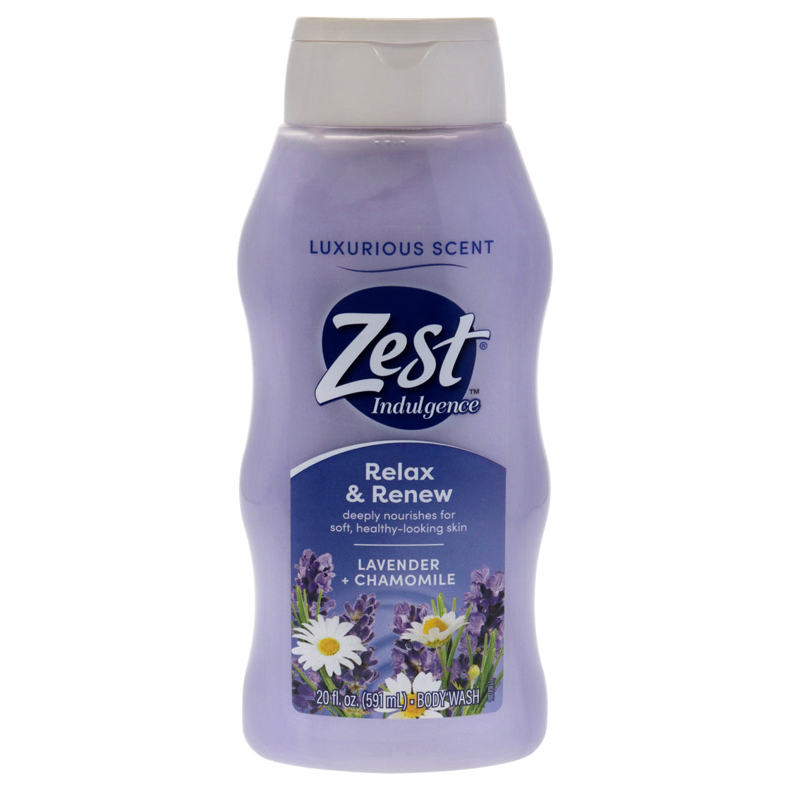 Relax and Renew Body Wash - Lavender and Chamomile by Zest for Women - 20 oz Body Wash