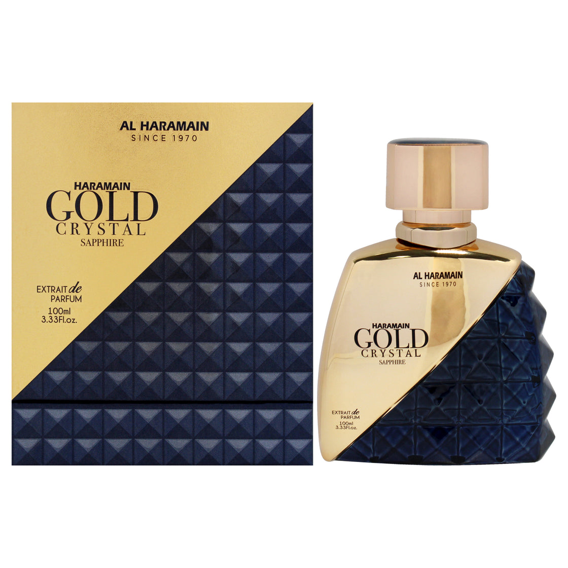 Gold Crystal Sapphire by Al Haramain for Unisex - 3.33 oz EDP Spray