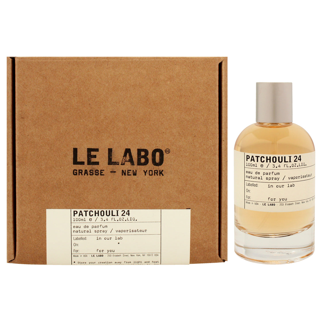 Patchouli 24 by Le Labo for Unisex - 3.4 oz EDP Spray