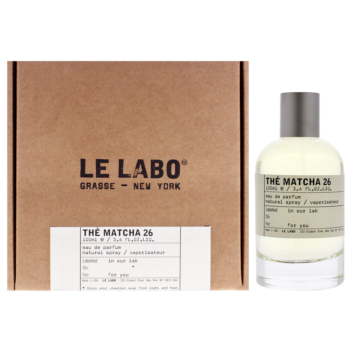 The Matcha 26 by Le Labo for Unisex - 3.4 oz EDP Spray