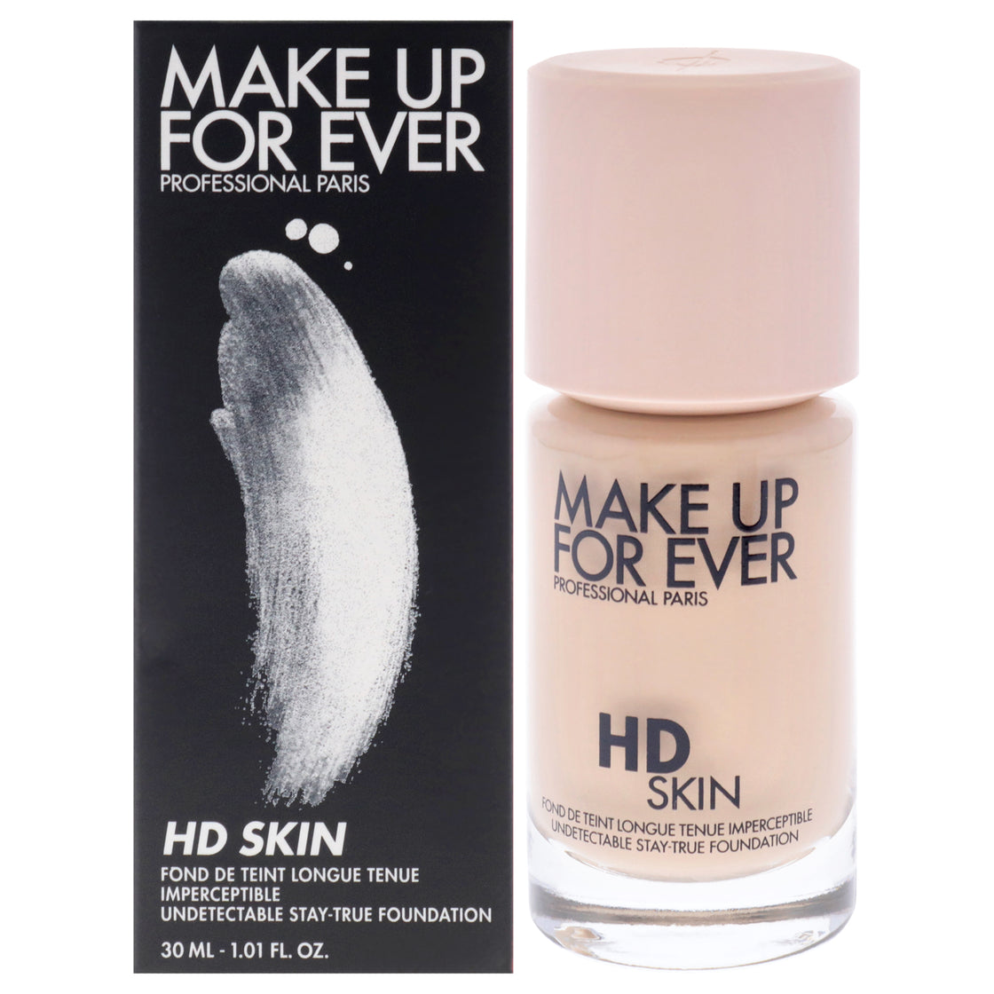 HD Skin Undetectable Stay-True Foundation - 1N10 Ivory by Make Up For Ever for Women - 1.01 oz Foundation