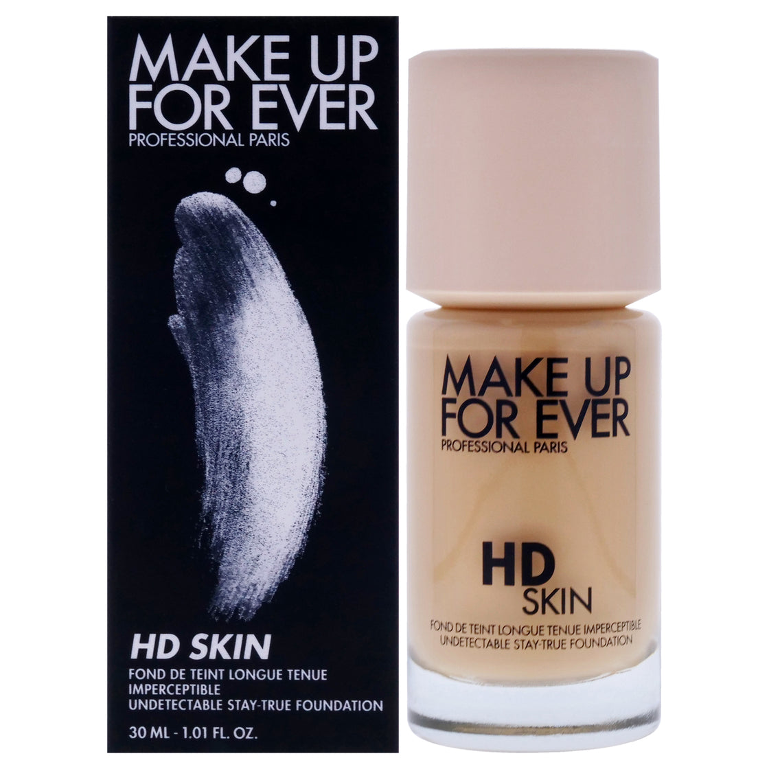 HD Skin Undetectable Stay-True Foundation - 1Y18 Warm Cashew by Make Up For Ever for Women - 1.01 oz Foundation