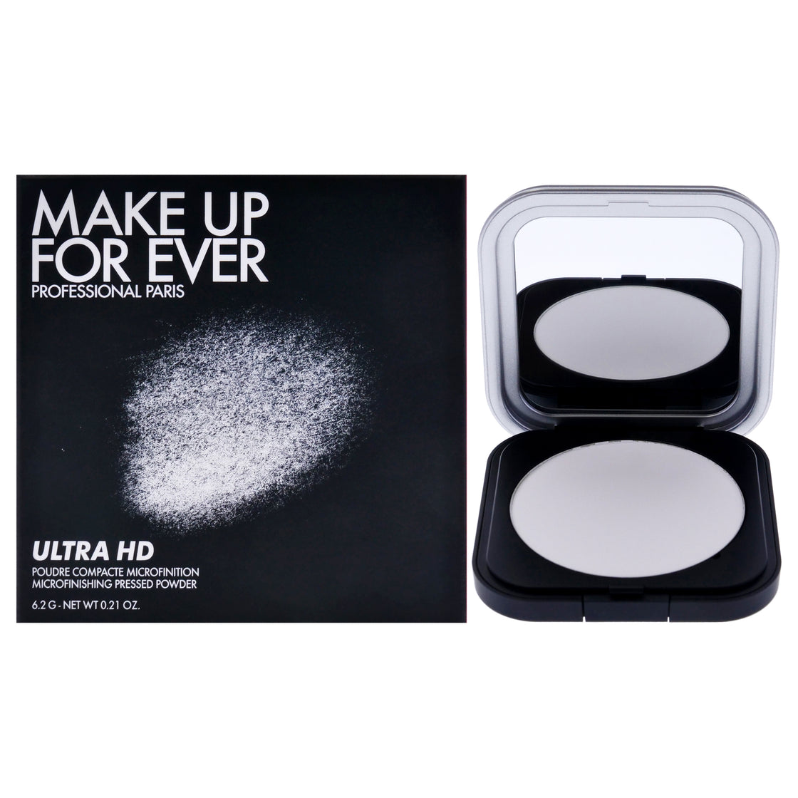 Ultra HD Microfinishing Pressed Powder - 1 Translucent by Make Up For Ever for Women - 0.21 oz Powder