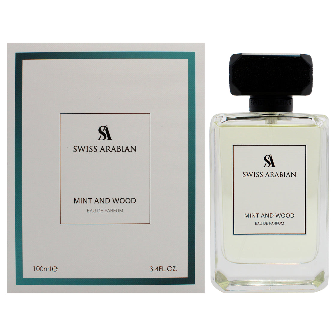 Mint and Wood by Swiss Arabian for Men - 3.4 oz EDP Spray