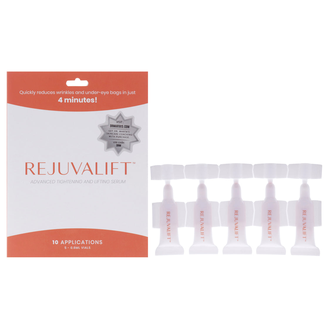 Advanced Tightening and Lifting Serum by Rejuvalift for Women - 5 x 0.020 oz Serum