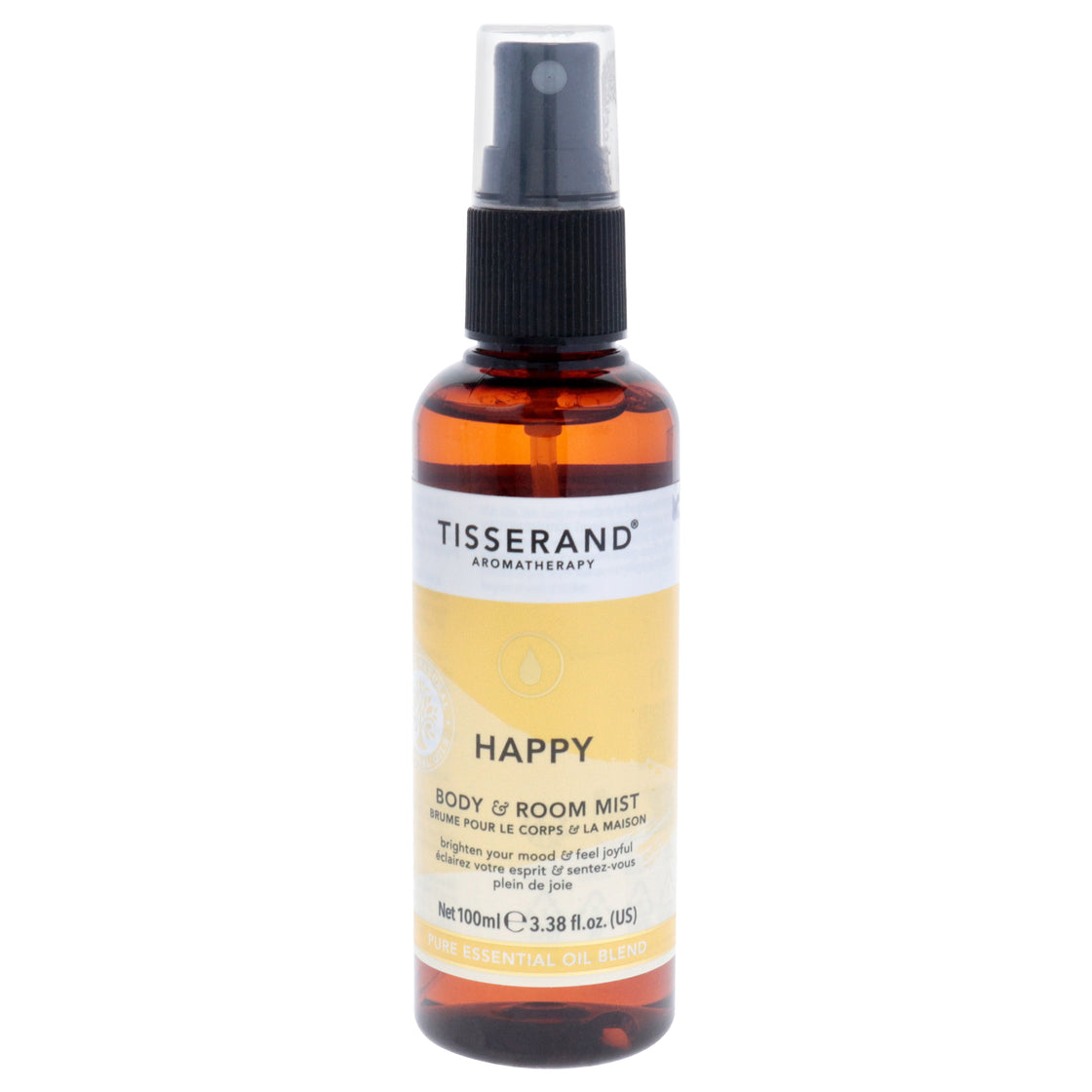 Body and Room Mist - Happy by Tisserand for Unisex - 3.38 oz Room Mist