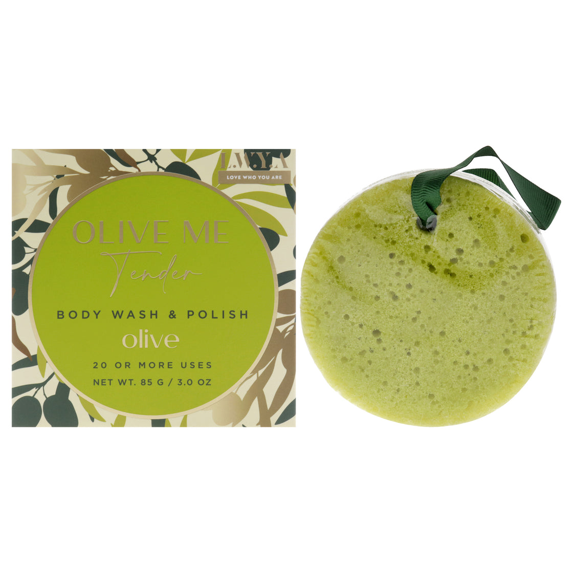 Body Wash and Polish - Olive by LWYA for Women - 3 oz Body Wash