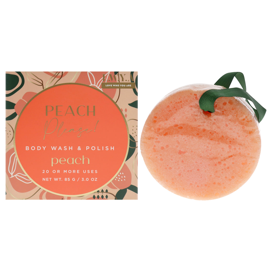 Body Wash and Polish - Peach by LWYA for Women - 3 oz Body Wash