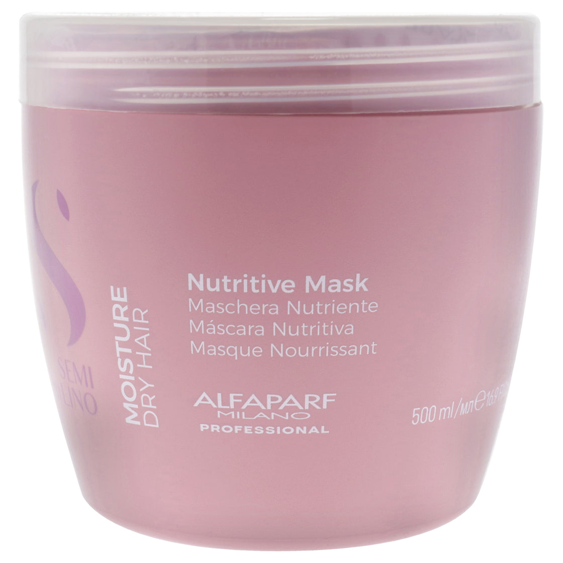 Semi Di Lino Moisture Nutritive Mask by Alfaparf Milano for Unisex - 16.9 oz Masque