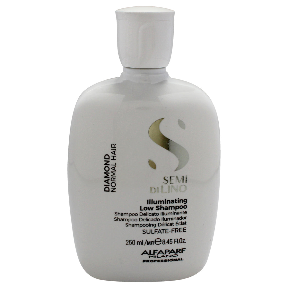 Semi Di Lino Diamond Illuminating Low Shampoo by Alfaparf Milano for Unisex - 8.45 oz Shampoo