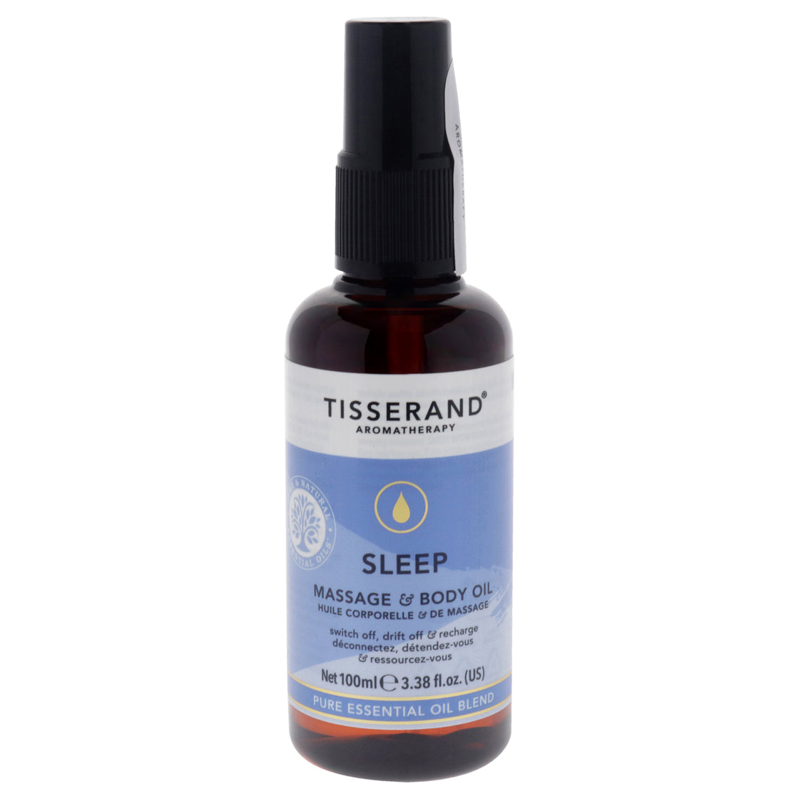 Massage and Body Oil - Sleep Better by Tisserand for Unisex - 3.38 oz Oil