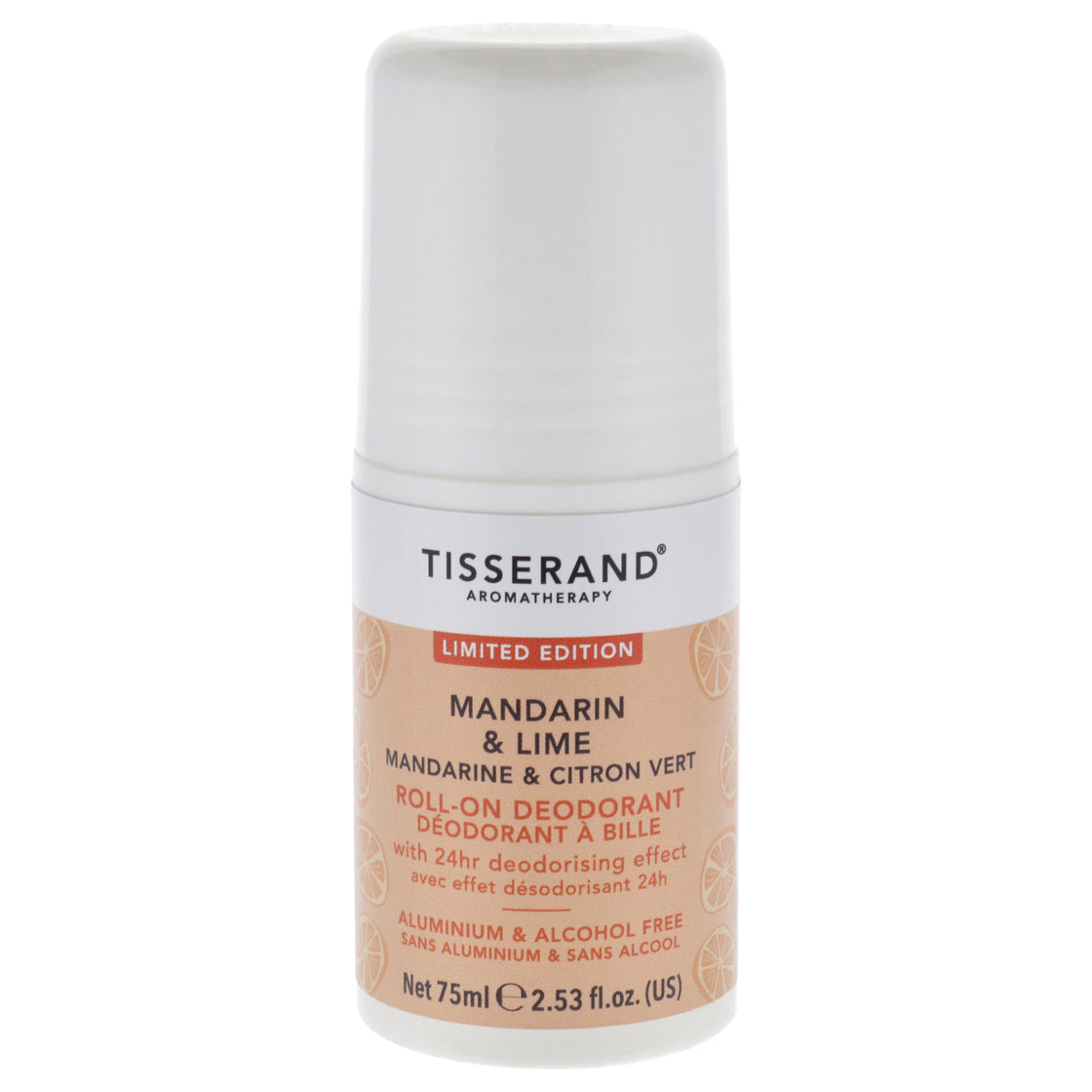 Roll-On Deodorant - Mandarin and Lime by Tisserand for Unisex - 2.53 oz Deodorant Roll-On