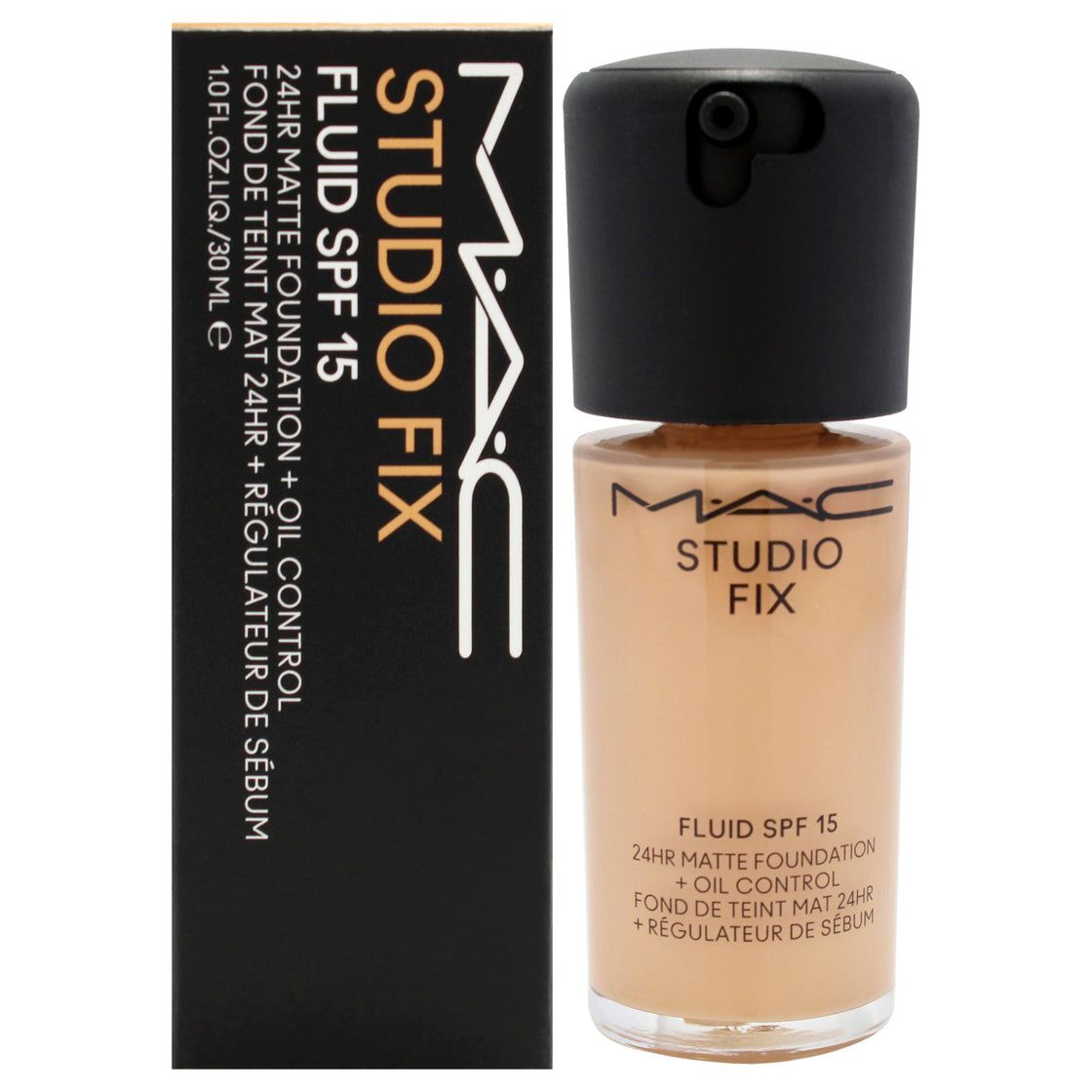 Studio Fix Fluid SPF 15 24Hr Matte Foundation Plus Oil Control - NC35 by MAC for Women - 1 oz Foundation