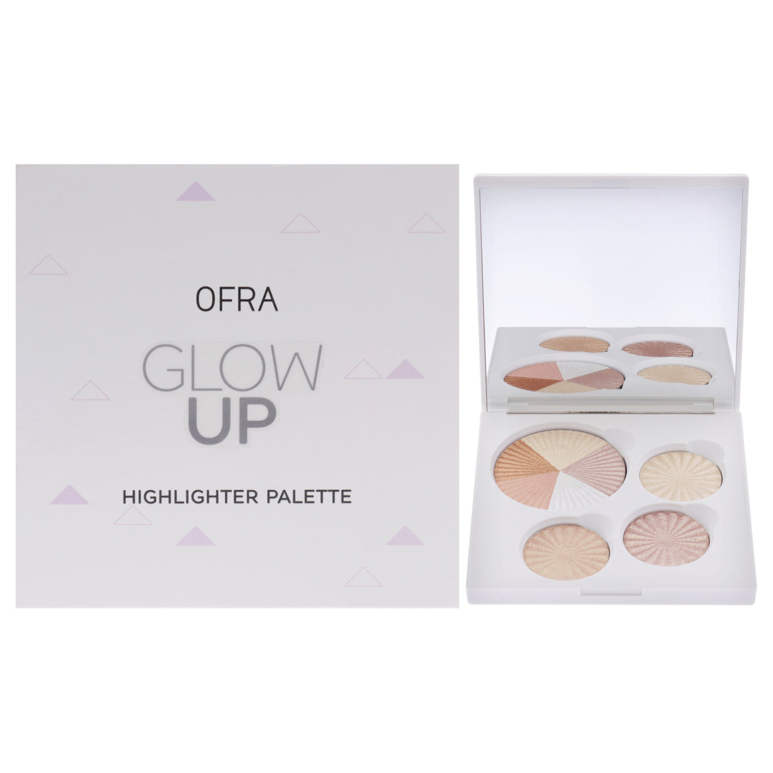 Glow Up Highlighter Palette by Ofra for Women - 0.56 oz Highlighter (Refillable)