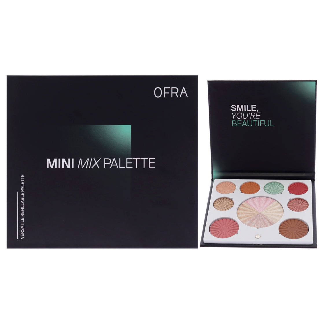 Mini Mix Face Palette - Good To Go by Ofra for Women - 0.77 oz Makeup