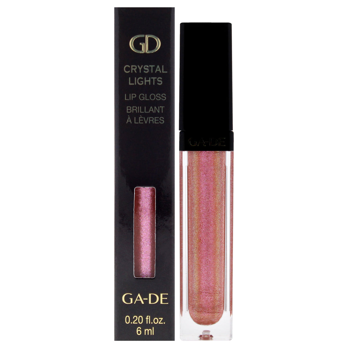 Crystal Lights Lip Gloss - 810 Party Shimmer by GA-DE for Women - 0.2 oz Lip Gloss